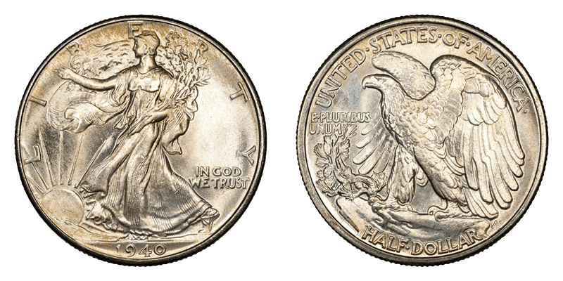 1940 50c CAC MS67 WitterBrick Silver Label