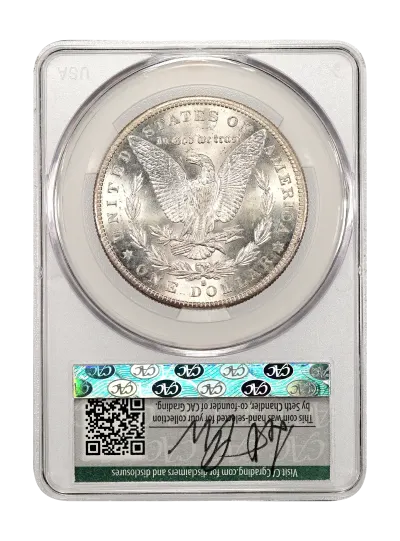1889-S $1 CACG MS63 WitterBrick Silver Label